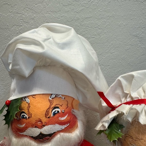 VINTAGE 90s ANNALEE MR & MRS CLAUS BAKING - Picture 10 of 10